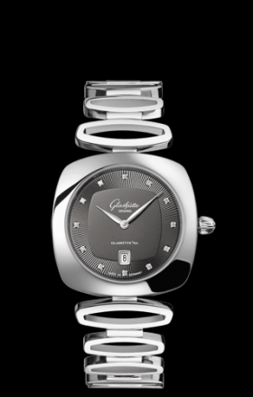 Glashutte Original Pavonina Steel Grey Diamond Bracelet (1-03-01-06-12-14)