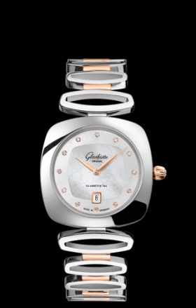 Glashutte Original Pavonina Bicolor MOP Diamond Bracelet (1-03-01-08-06-14)