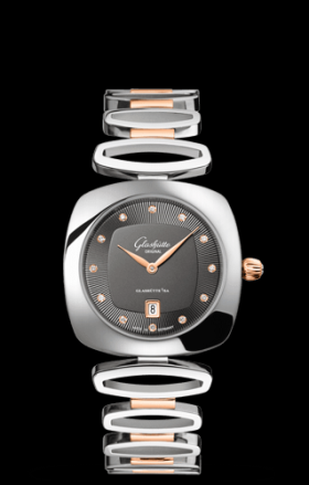 Glashutte Original Pavonina Bicolor Grey Diamond Bracelet (1-03-01-25-06-14)