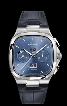 Glashutte Original Seventies Chronograph Panorama Date Blue (1-37-02-03-02-30)