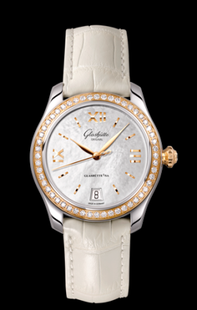 Glashutte Original Lady Serenade Two Tone MOP Diamond Bezel (1-39-22-09-16-04)