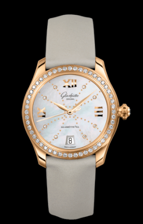 Glashutte Original Lady Serenade Gold MOP Index Line Diamond Bezel (1-39-22-12-11-44)