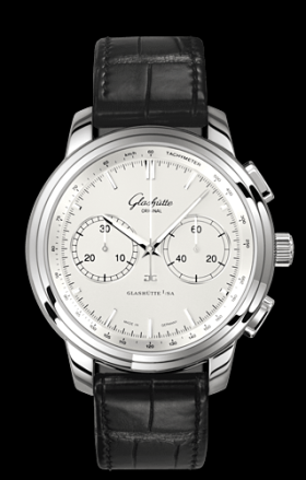 Glashutte Original Senator Chronograph XL Silver (1-39-34-21-42-04)