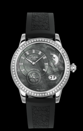 Glashutte Original PanoMatic Luna Dark Rubber (1-90-12-02-12-04)