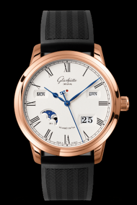 Glashutte Original Senator Perpetual Calendar Red Gold Rubber (100-02-22-05-04)