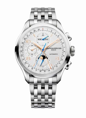 Baume & Mercier Clifton Chronograph Complete Calendar Bracelet (10279)