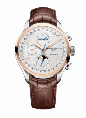 Baume & Mercier Clifton Chronograph Complete Calendar Two Tone (10280)