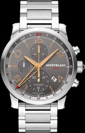 Montblanc TimeWalker Chrono Voyager UTC Steel (107303)