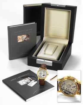 A. Lange & Sohne Lange 1 Moonphase Yellow Gold (109.021)