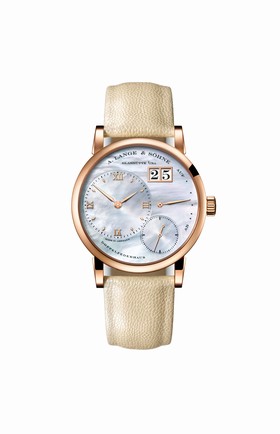 A. Lange & Sohne Kleine Lange 1 Pink Gold Blue Mother of Pearl (113.041)