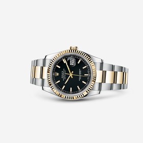 Rolex Datejust 36 Rolesor Fluted Oyster Black (116233-0173)