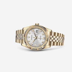 Rolex Datejust 36 Yellow Gold Fluted Rhodium Computer (116238-0069)