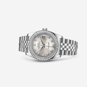 Rolex Datejust 36 Diamond Silver Diamonds (116244-0001)