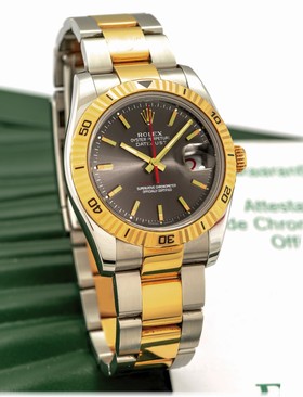 Rolex Datejust Turn-O-Graph 116263 Grey (116263 Grey)