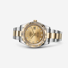 Rolex Datejust II Rolesor Champagne Diamonds (116333-0007)