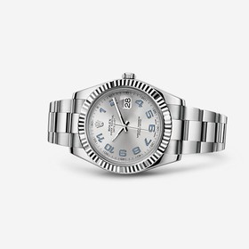 Rolex Datejust II Fluted Rhodium (116334-0001)