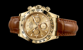 Rolex Daytona Yellow Gold Strap Champagne (116518-0131)
