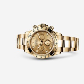 Rolex Daytona Yellow Gold Champagne Diamond (116528-0033)