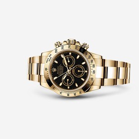 Rolex Daytona Yellow Gold Black (116528-0035)