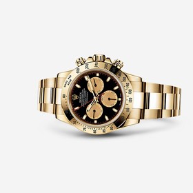 Rolex Daytona Yellow Gold Black Champagne (116528-0036)