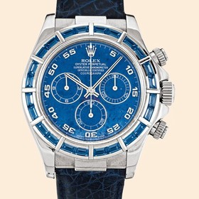 Rolex Daytona White Gold Blue Sapphire Strap Sodalite (116589saci-0002)