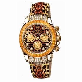 Rolex Daytona Yellow Gold Leopard (116598saco)