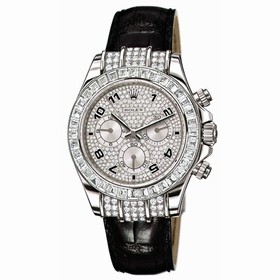 Rolex Daytona White Gold Diamond Strap Arab (116599tbr-0003)