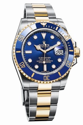 Rolex Submariner Date Rolesor Blue Cerachrom (116613LB)