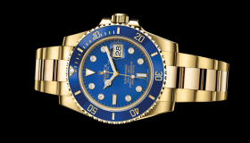 Rolex Submariner Date Yellow Gold Blue Cerachrom Diamond (116618lb-0002)