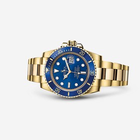 Rolex Submariner Date Yellow Gold Blue Cerachrom (116618LB)