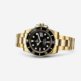 Rolex Submariner Date Yellow Gold Black Cerachrom (116618LN)