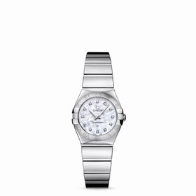 Omega Constellation 24mm Quartz Polished MOP Diamond (123.10.24.60.55.002)