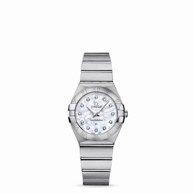Omega Constellation 27mm Quartz Brushed MOP (123.10.27.60.55.001)