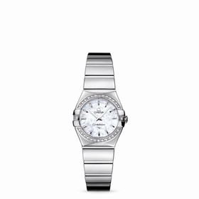 Omega Constellation 24mm Quartz Polished Diamond Bezel / MOP (123.15.24.60.05.002)