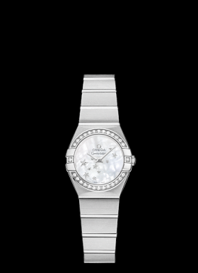 Omega Constellation 24mm Quartz Diamond Bezel / Stars (123.15.24.60.05.003)
