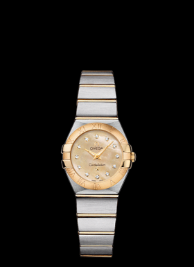 Omega Constellation 24mm Quartz Two Tone / Champagne MOP (123.20.24.60.57.001)