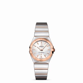 Omega Constellation 27mm Quartz Polished Two Tone (123.20.27.60.02.003)