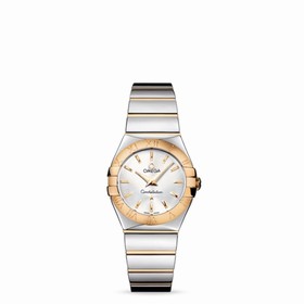 Omega Constellation 27mm Quartz Polished Two Tone (123.20.27.60.02.004)