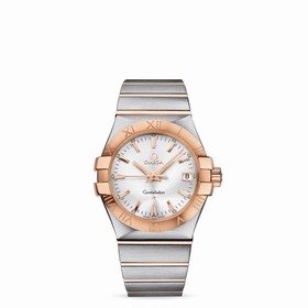 Omega Constellation 35mm Quartz Brushed Two Tone Red (123.20.35.60.02.001)