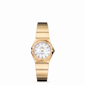 Omega Constellation 24mm Quartz Polished Yellow Gold / MOP (123.50.24.60.05.004)