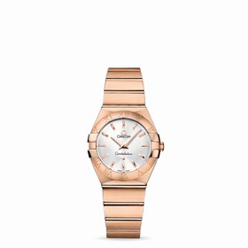 Omega Constellation 27mm Quartz Brushed Red Gold (123.50.27.60.02.001)
