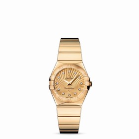 Omega Constellation 27mm Quartz Polished Yellow Gold / Supernova (123.50.27.60.58.002)