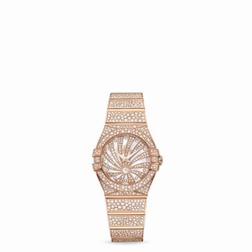 Omega Constellation 24mm Luxury Edition Quartz Full Snow (123.55.24.60.55.009)