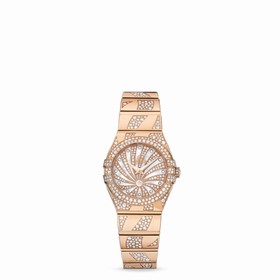 Omega Constellation 24mm Luxury Edition Quartz Snow Bracelet (123.55.24.60.55.011)