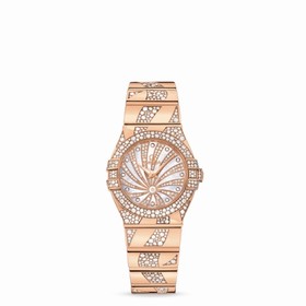 Omega Constellation 27mm Luxury Edition Quartz Snow Bracelet (123.55.27.60.55.011)