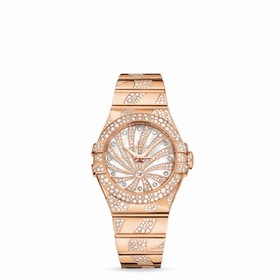 Omega Constellation 31mm Luxury Edition Co-Axial Snow Bracelet (123.55.31.20.55.008)
