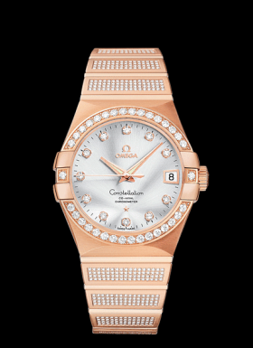 Omega Constellation Co-Axial 38mm Red Gold / Diamond (123.55.38.21.52.005)