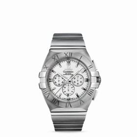 Omega Constellation Double Eagle Co-Axial Chronograph Silver Dial (1514.20.00)