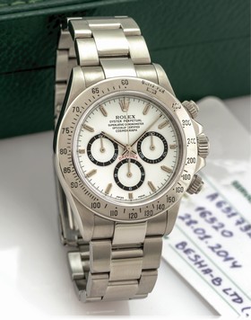 Rolex Daytona Zenith Stainless Steel White (16520 White)