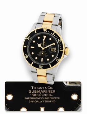 Rolex Submariner Date 16613 Black Tiffany Tritium (16613 Black Tiffany Tritium)